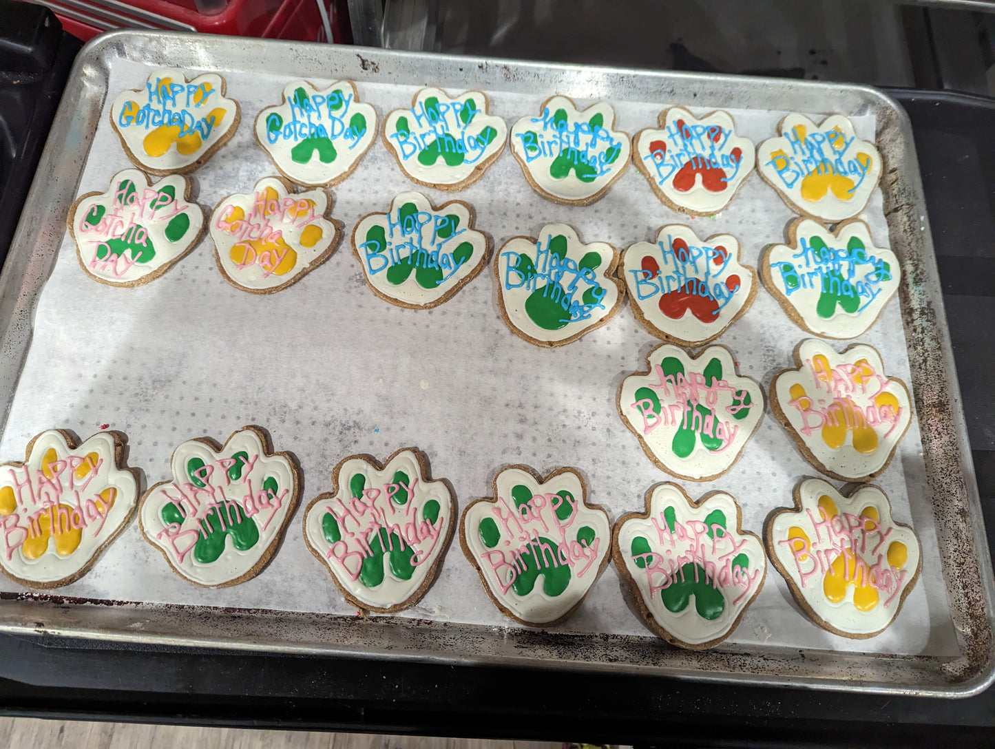 Bday Gotcha day cookies