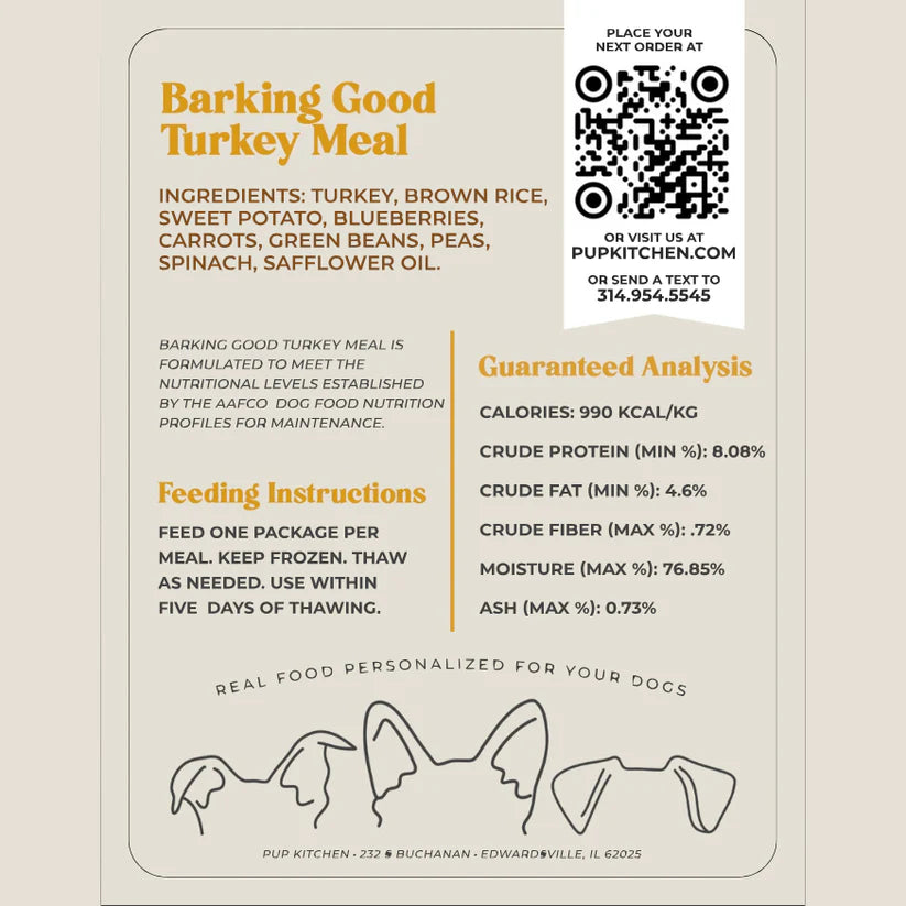 Pup Kitchen Frozen Meals