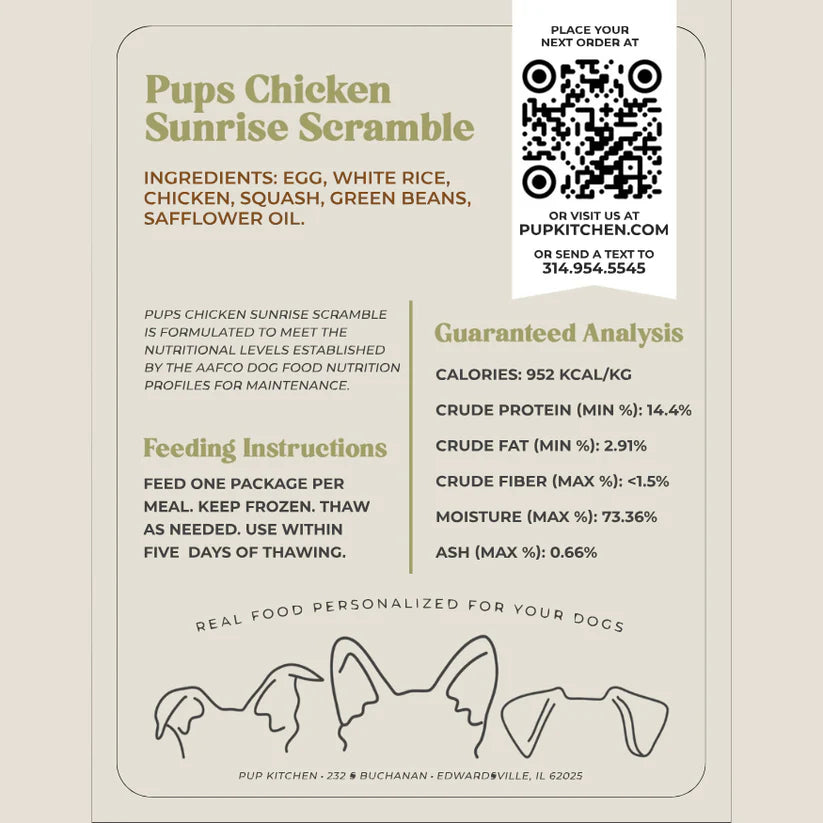 Pup Kitchen Frozen Meals